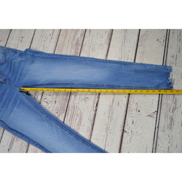 Zara Skinny Blue Jeans Women Juniors Teens Size 4 Pre-Owned - Picture 5 of 12